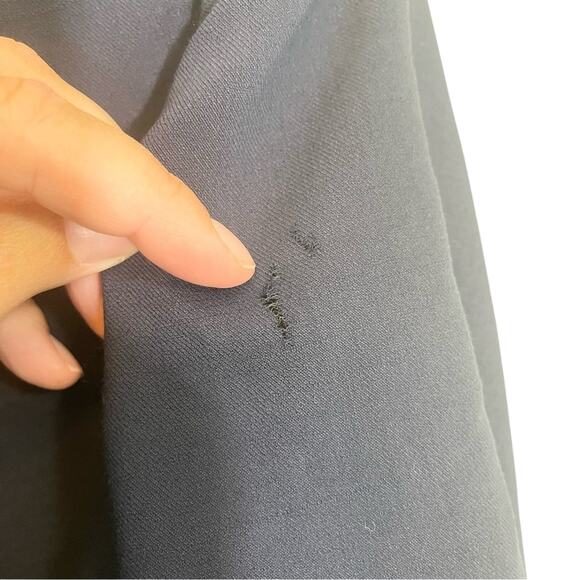 Talbots Women's Navy Blue Notch Lapel Collar Long Sleeve Blazer Jacket Size 8 - Picture 11 of 14